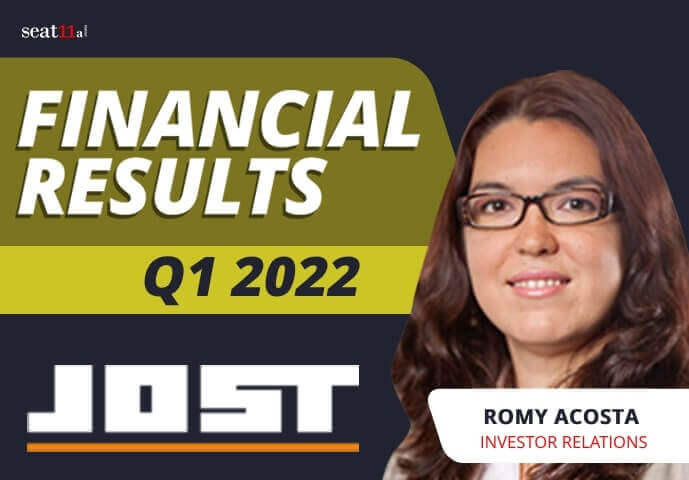 JOST Werke AG Financial Results Q1 2022 Record Sales Profits Unveiled Outlook Highlights with IR - JOST Werke AG Financial Results Q1 2022 | Record Sales & Profits, Outlook & Highlights with IR -%sitename%