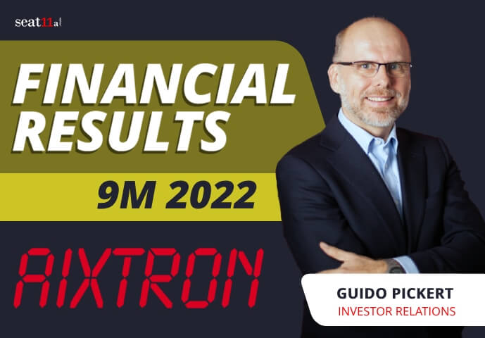AIXTRON SE Financial Results 9M 2022 In Depth Analysis Upgraded FY 22 Guidance with IR - AIXTRON SE Financial Results 9M 2022 | In-Depth Analysis & Upgraded FY 22 Guidance with IR -%sitename%