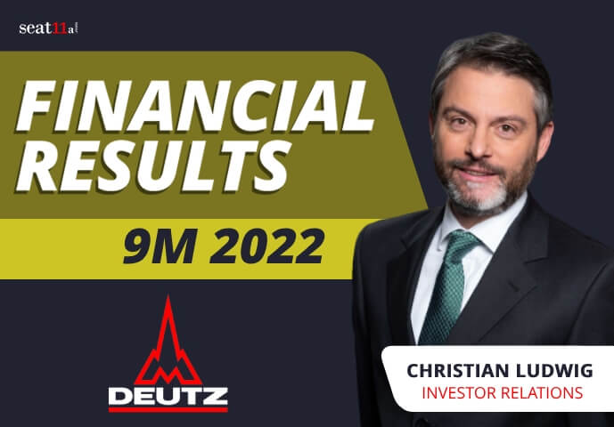 DEUTZ AG Financial Results 9M 2022 Highlights Strategy Powering Progress Hydrogen Initiatives Outlook with IR 1 - DEUTZ AG Financial Results 9M 2022 | Highlights & Strategy: Powering Progress, Hydrogen Initiatives & Outlook with IR -%sitename%