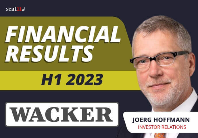 Wacker Chemie AG Financial Results H1 2023 - Wacker Chemie AG Financial Results H1 2023 | Navigating Challenges, Investing in the Future with IR -%sitename%