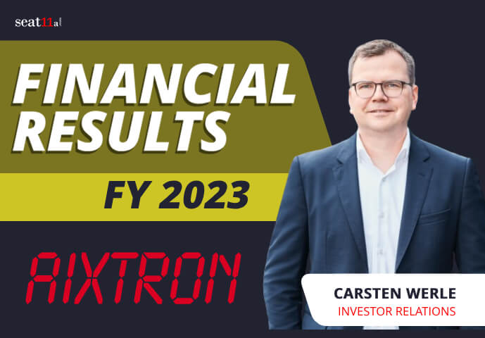 cw fy w - AIXTRON SE Financial Results FY 2023 | Record Revenue Growth & Innovative Breakthroughs with IR -%sitename%